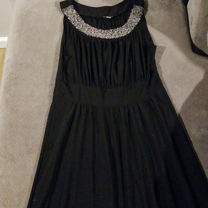 Black maxi dress